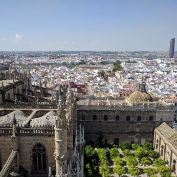 The view from the tower of the Alcazar.